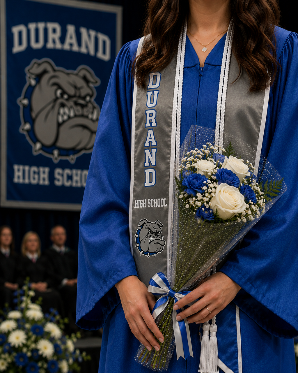 Graduation Wrapped Presentation Bouquets