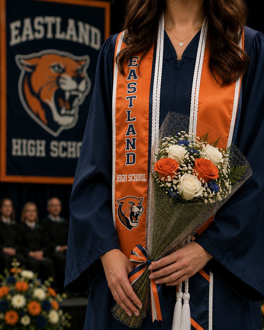 Graduation Wrapped Presentation Bouquets