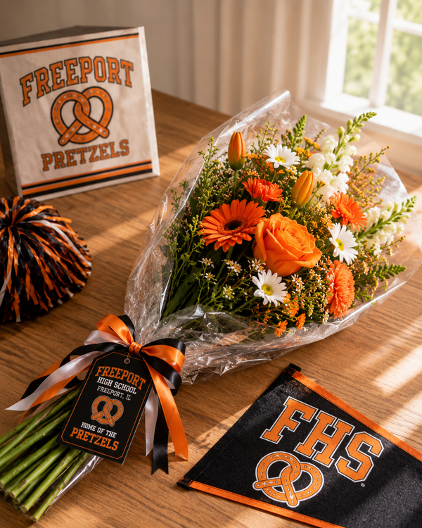 Graduation Wrapped Presentation Bouquets