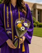 Graduation Wrapped Presentation Bouquets